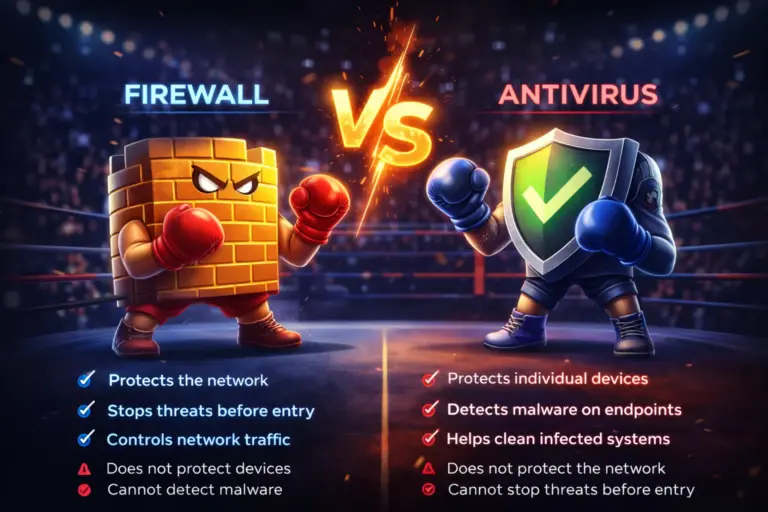 Firewall vs Antivirus: What Your Business Actually Needs